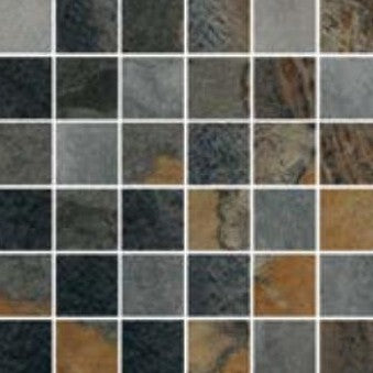 COEM Bali Slate-Effect polychrome mosaico 5x5