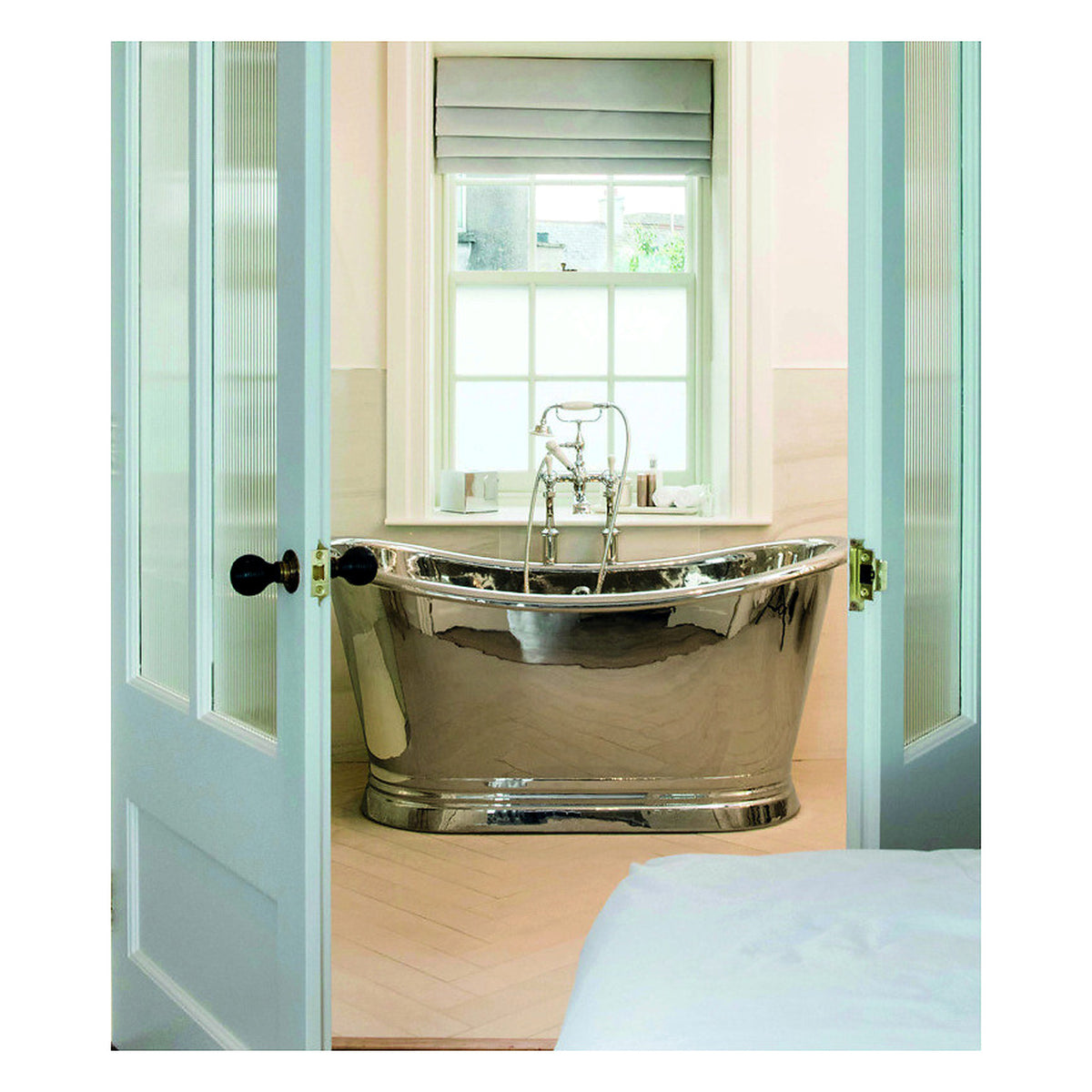 BC Designs Nickel Boat Bath room set