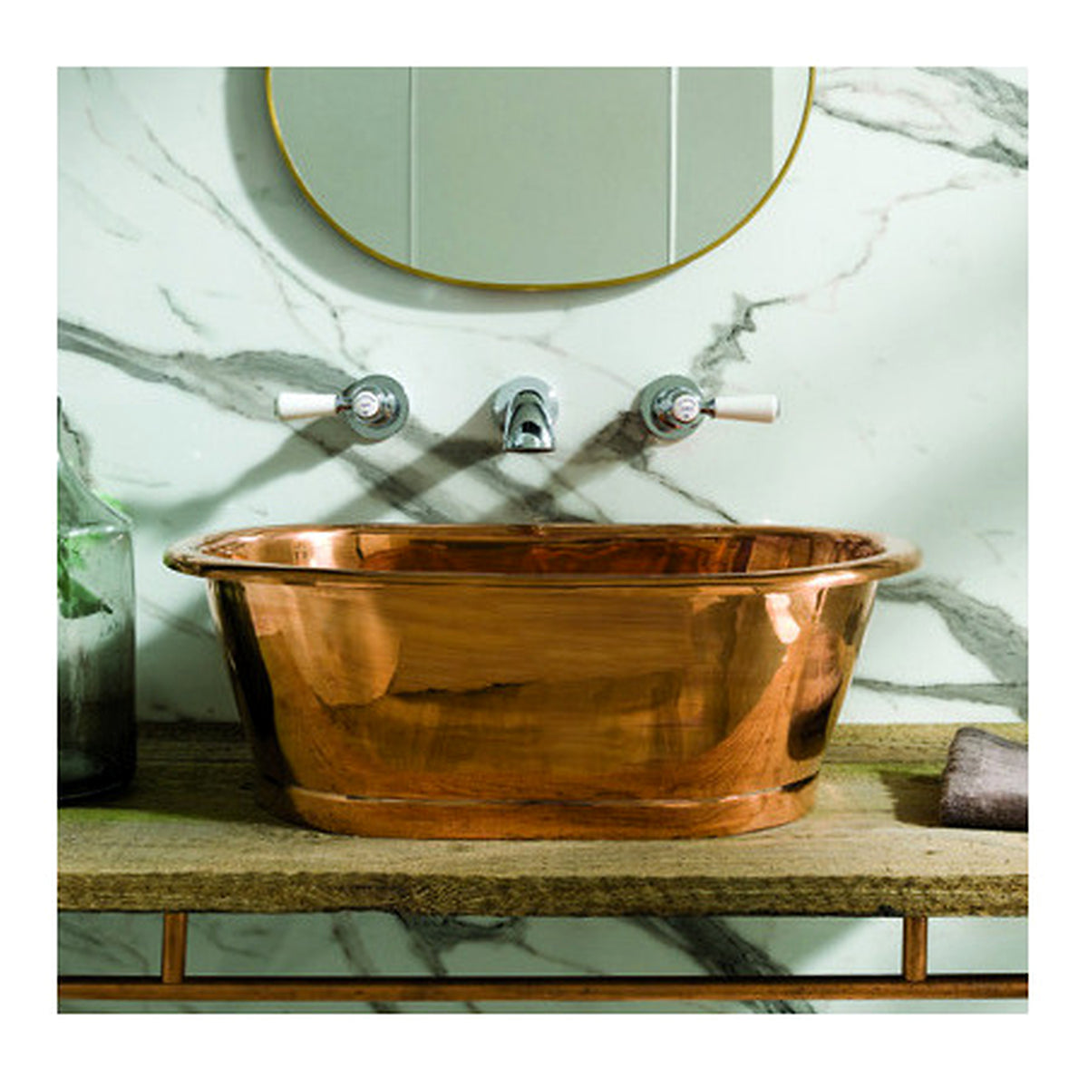 BC Designs Roll Top Countertop Basin room set 2