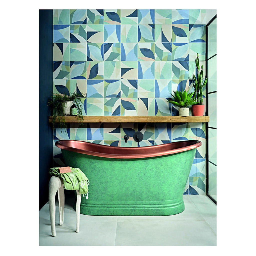 BC Designs Verdigris Green Boat Bath room set