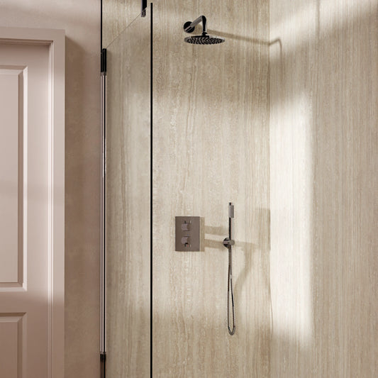 Crosswater Crossbox 2 Outlet Shower Bundle & Pencil Handset | Various Colourways