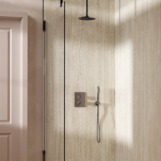 Crosswater Crossbox 2 Outlet Shower Bundle & Pencil Handset | Various Colourways