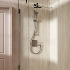 Crosswater Crossbox Shower Set 4 with Fixed Head and Riser Rail Handset