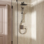 Crosswater Crossbox Shower Set 4 with Fixed Head and Riser Rail Handset