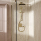 Crosswater Crossbox Shower Set 4 with Fixed Head and Riser Rail Handset