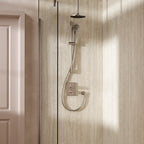 Crosswater Crossbox Shower Set 4 with Fixed Head and Riser Rail Handset