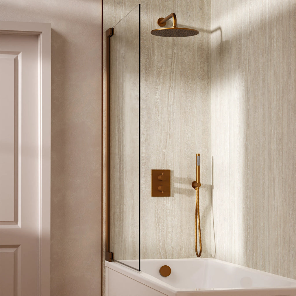 Crosswater Crossbox 3 Outlet Shower Set 9 with Pencil Handset and Bath Filler