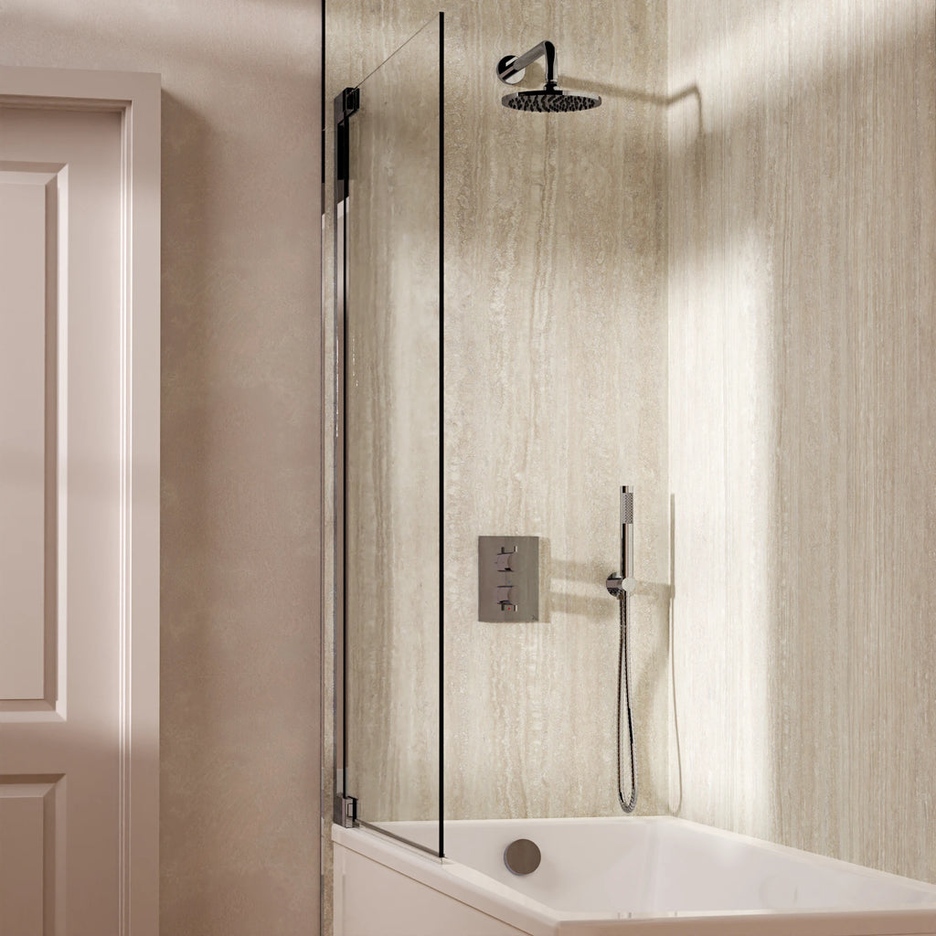Crosswater Crossbox 3 Outlet Shower Set 9 with Pencil Handset and Bath Filler