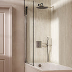 Crosswater Crossbox 3 Outlet Shower Set 9 with Pencil Handset and Bath Filler