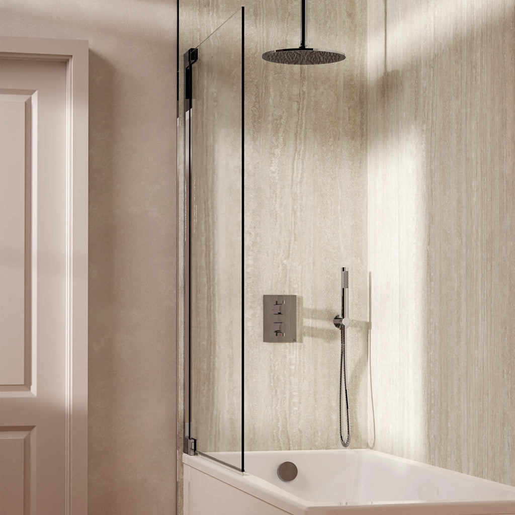 Crosswater Crossbox 3 Outlet Shower Set 9 with Pencil Handset and Bath Filler