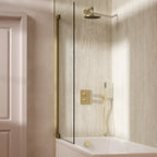 Crosswater Crossbox 3 Outlet Shower Set 9 with Pencil Handset and Bath Filler