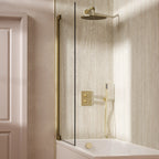 Crosswater Crossbox 3 Outlet Shower Set 9 with Pencil Handset and Bath Filler