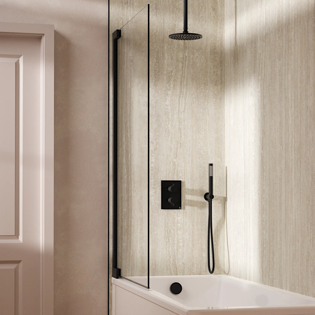 Crosswater Crossbox 3 Outlet Shower Set 9 with Pencil Handset and Bath Filler