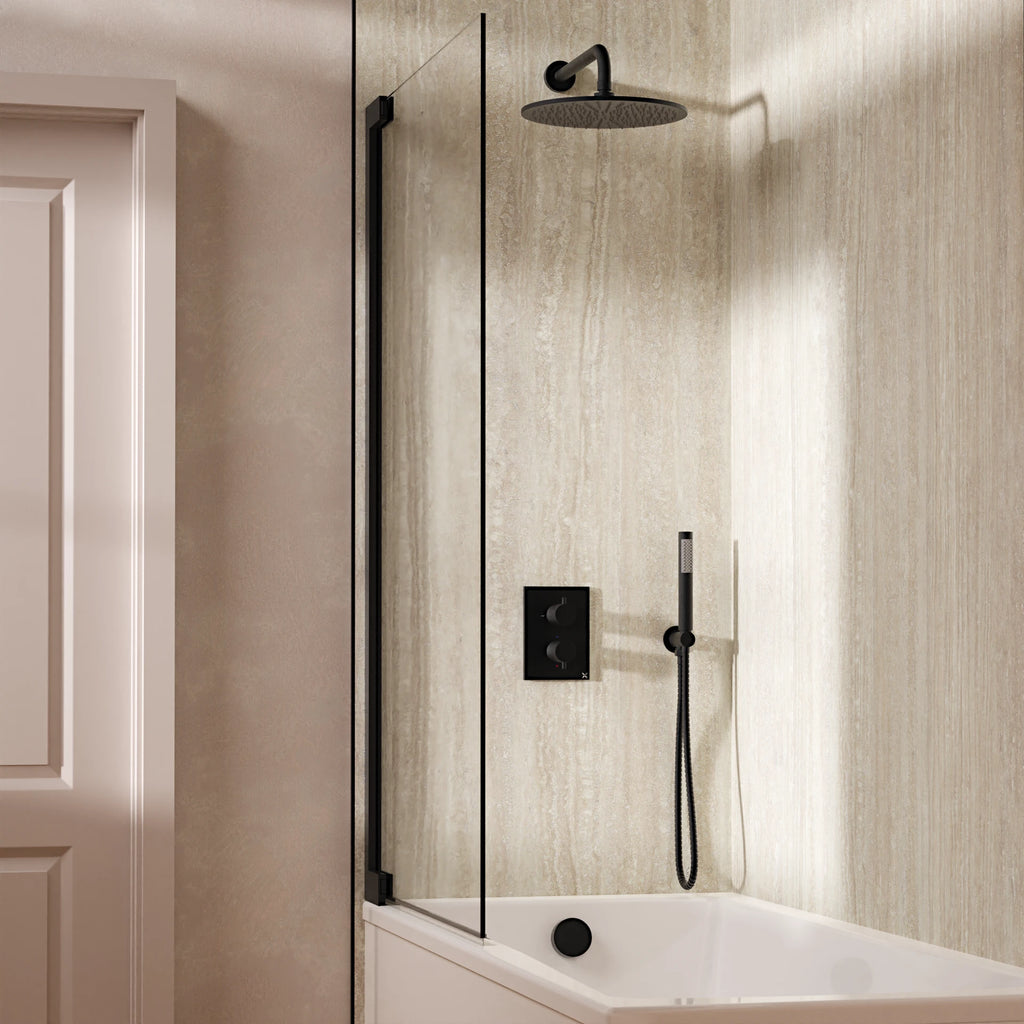Crosswater Crossbox 3 Outlet Shower Set 9 with Pencil Handset and Bath Filler