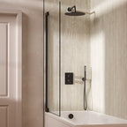 Crosswater Crossbox 3 Outlet Shower Set 9 with Pencil Handset and Bath Filler