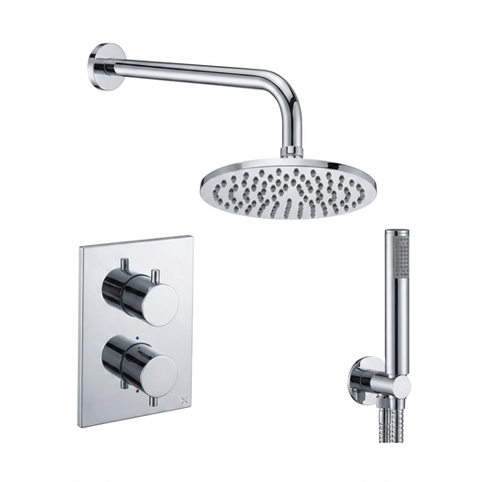 Crosswater Crossbox 2 Outlet Shower Bundle & Pencil Handset | Various Colourways