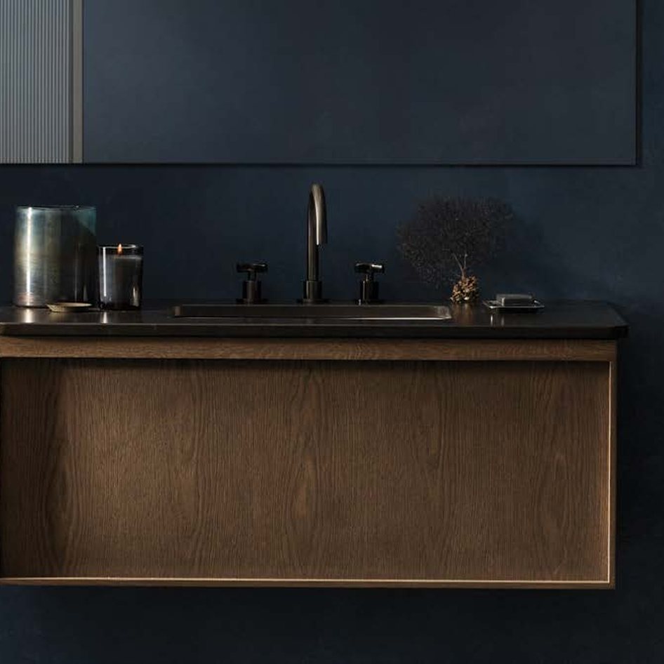 Coalbrook Farnolls vanity unit in walnut