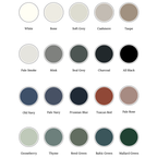 Burbidge Fluted Alnwick  Colours