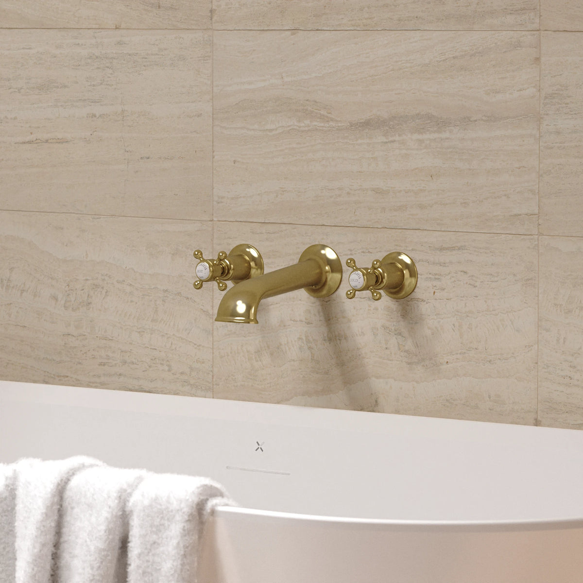 Crosswater BL330WF Brushed Brass