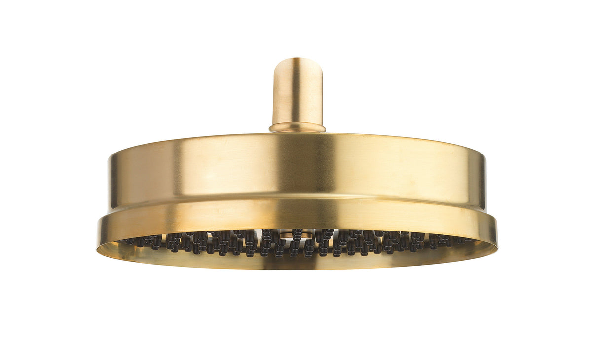 Crosswater MPRO Industrial Easy Clean Shower Head - Unlacquered Brushed Brass