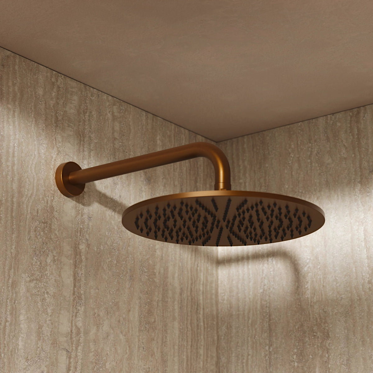 Crosswater MPRO 300mm shower head - Brushed Bronze