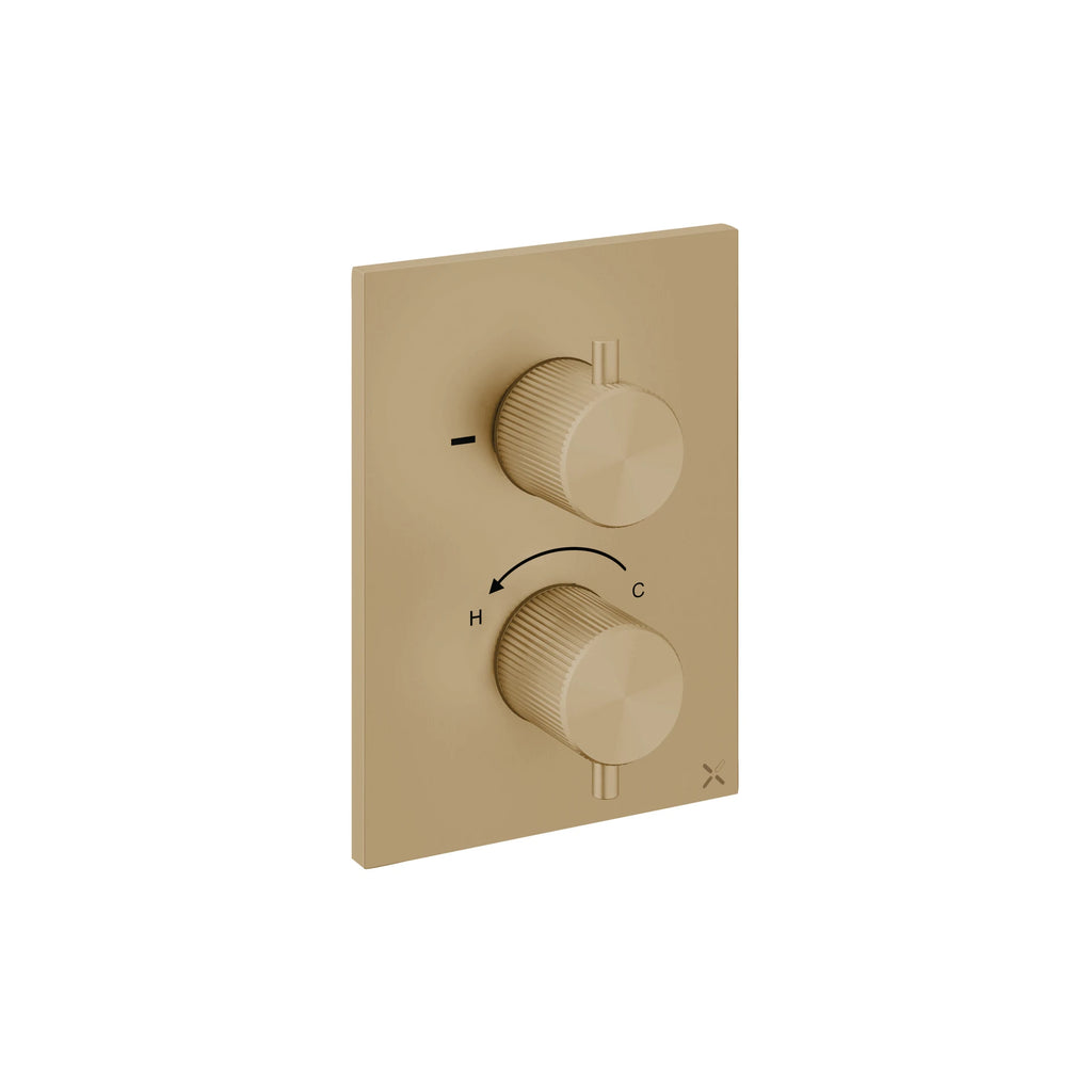 Crosswater TSCB1000RSF Stainless Brushed Brass Effect