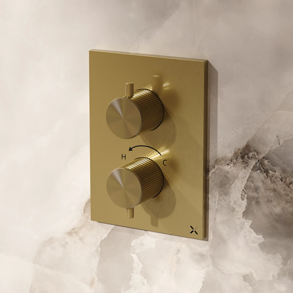 Crosswater TSCB1500RSF Stainless Brushed Brass Effect