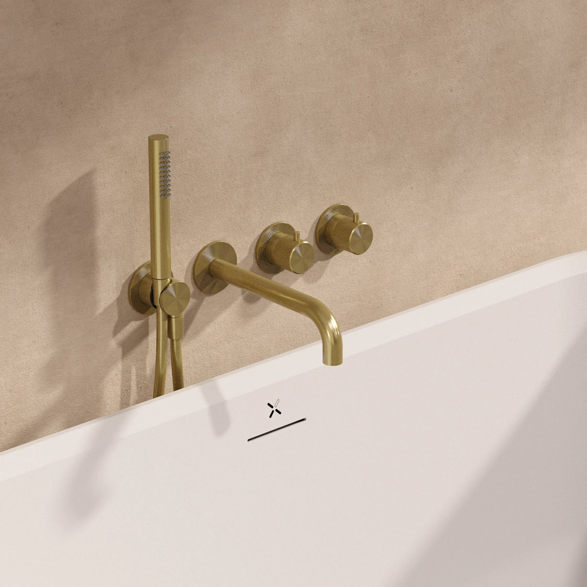 Crosswater TSMOD440RF Stainless Brushed Brass Effect