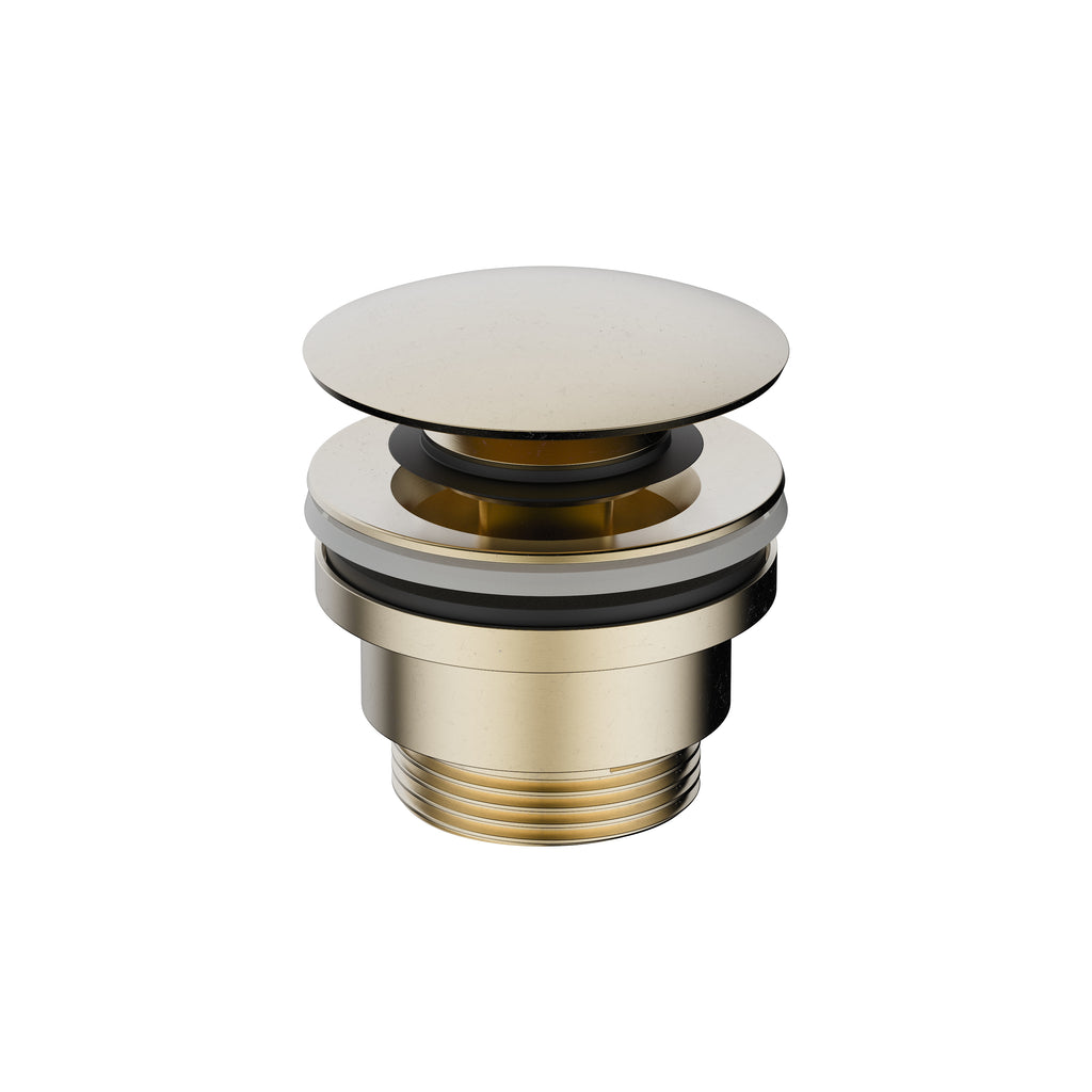 Crosswater Universal Basin Click Clack Waste - Brushed Brass