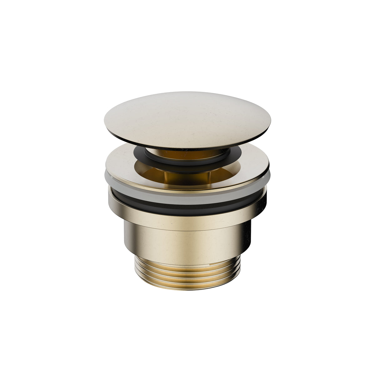 Crosswater Universal Basin Click Clack Waste - Brushed Brass