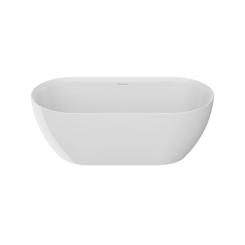 Crosswater Formoso freestanding bath in gloss white, grande 1690 x 800 mm