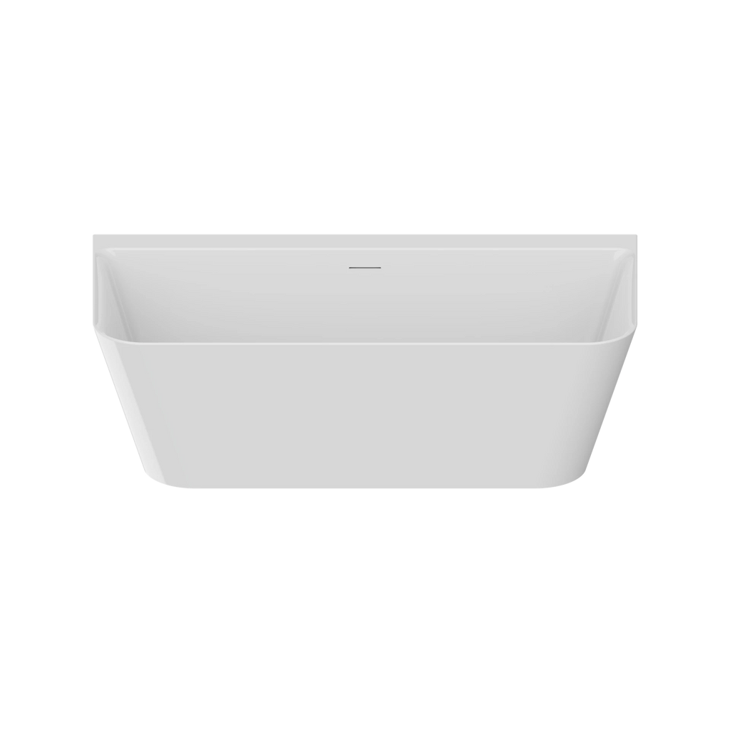 Crosswater Patinato freestanding bath in gloss white, grande 1690 x 800 mm
