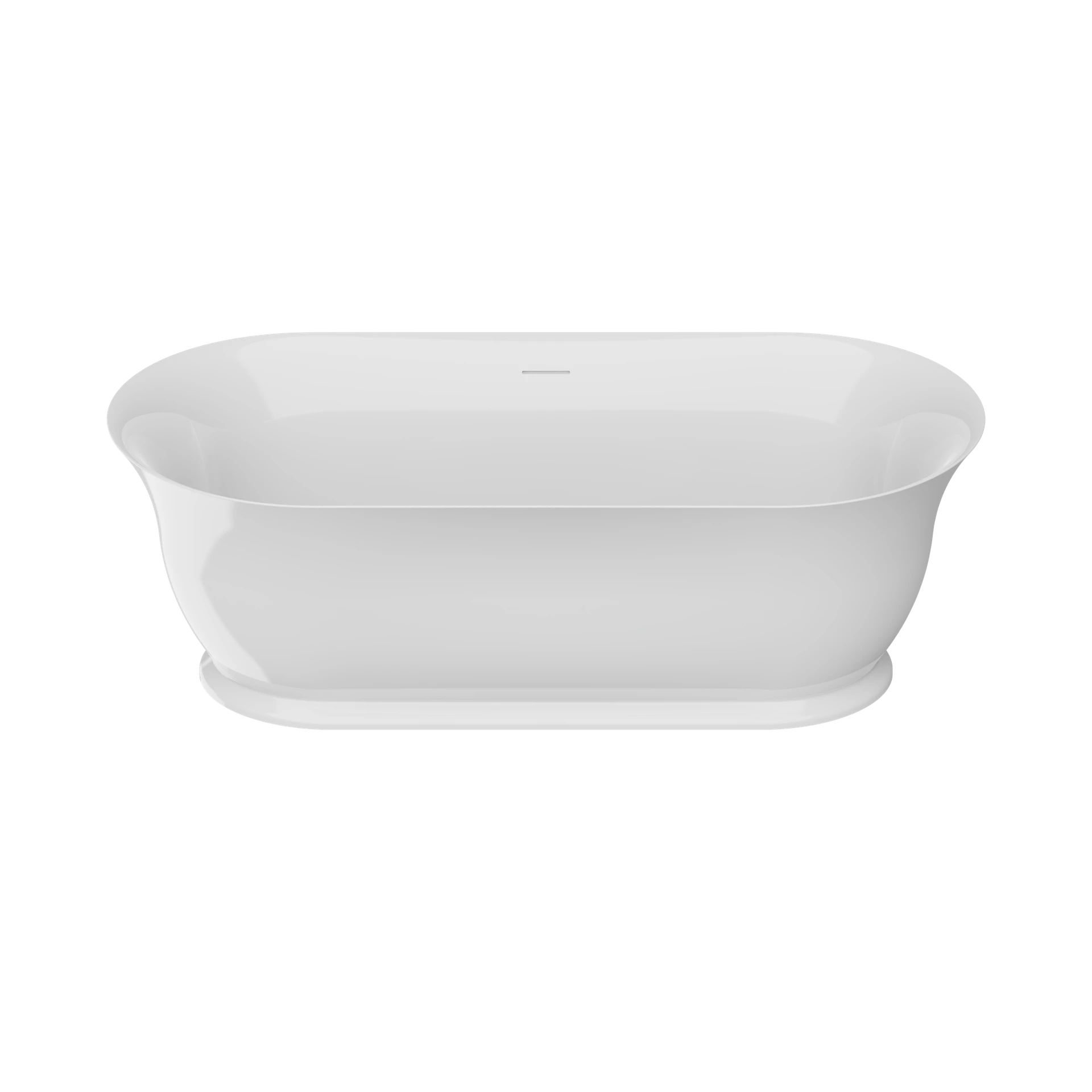 Crosswater Florenza freestanding bath in gloss white, grande 1828 x 864 mm