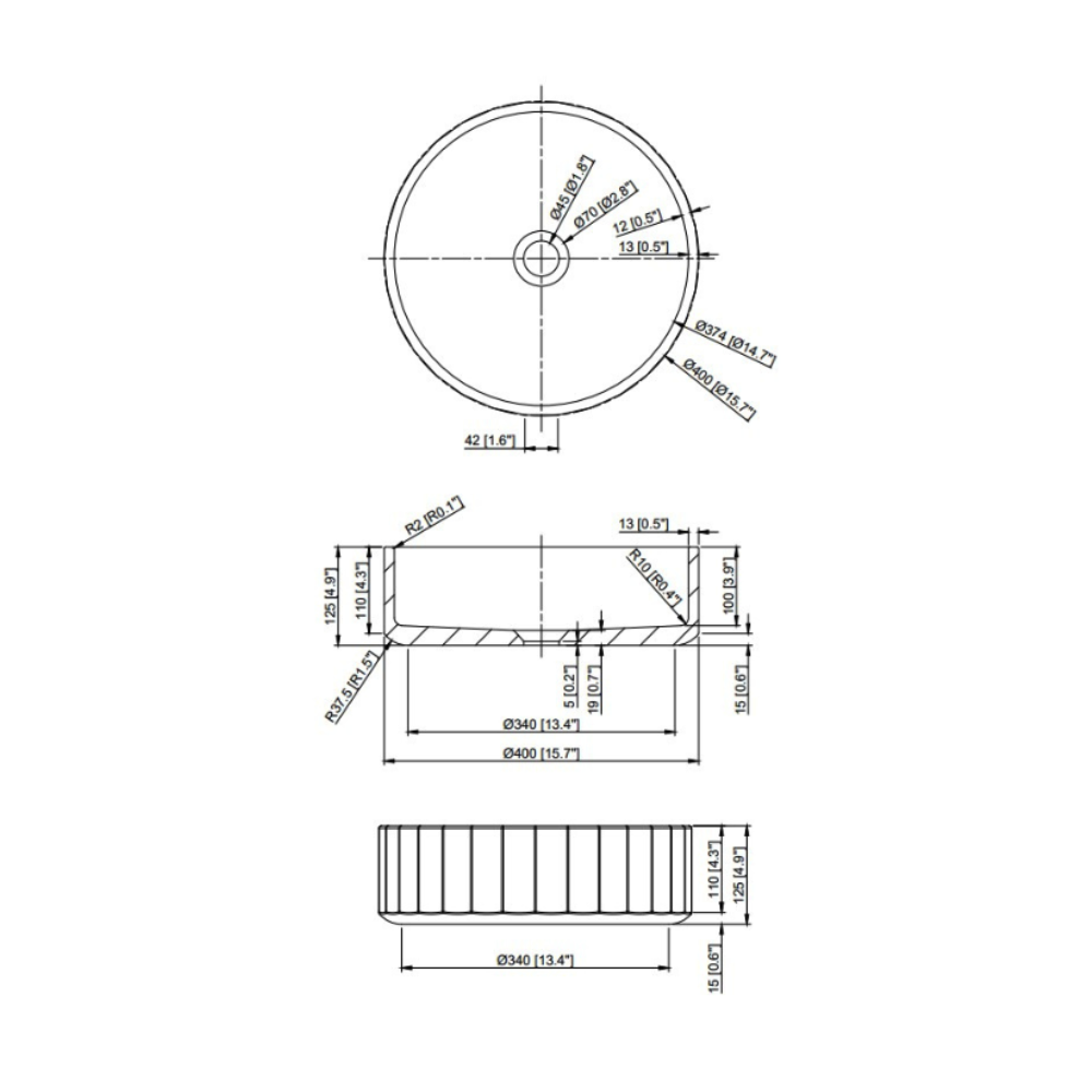 Whitebirk Sink Company Chania Kréte Bathroom Basin Sink