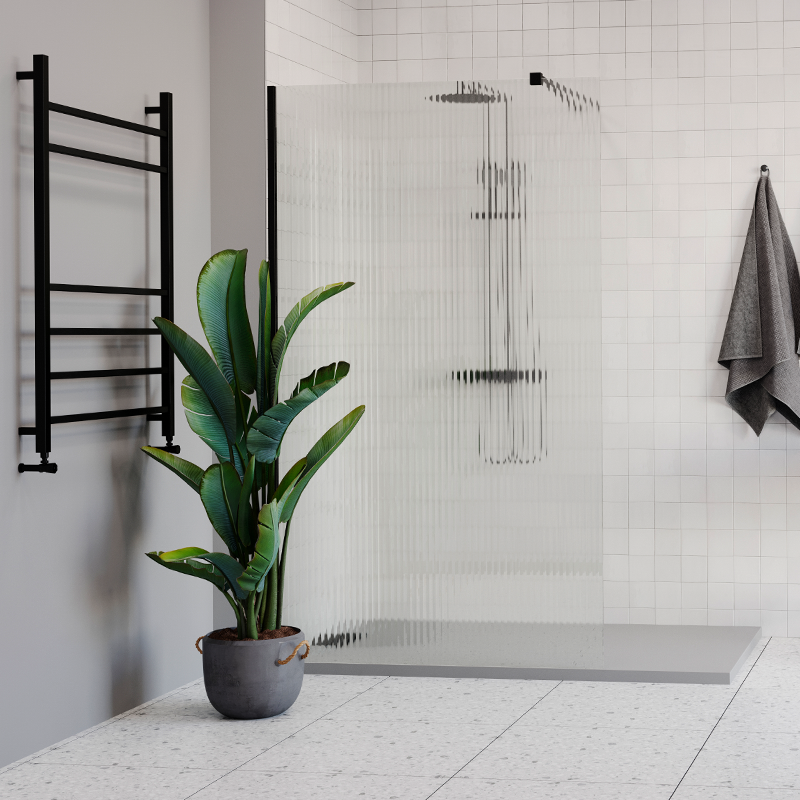 Drench Edge Semiframeless Shower Panels