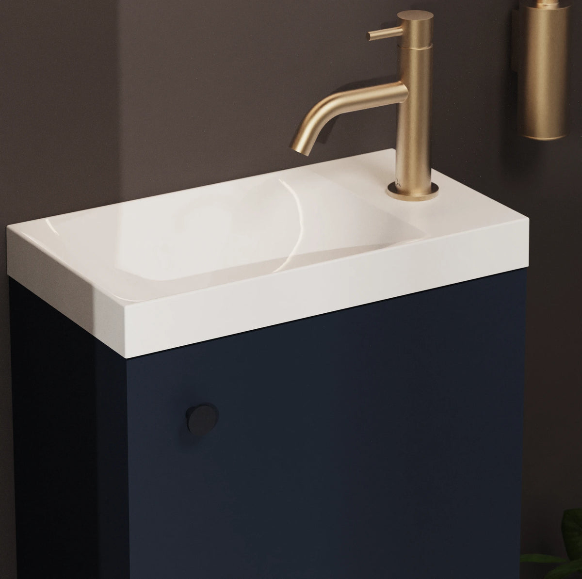 Crosswater Furniture Handle Modern in Deep Indigo Blue