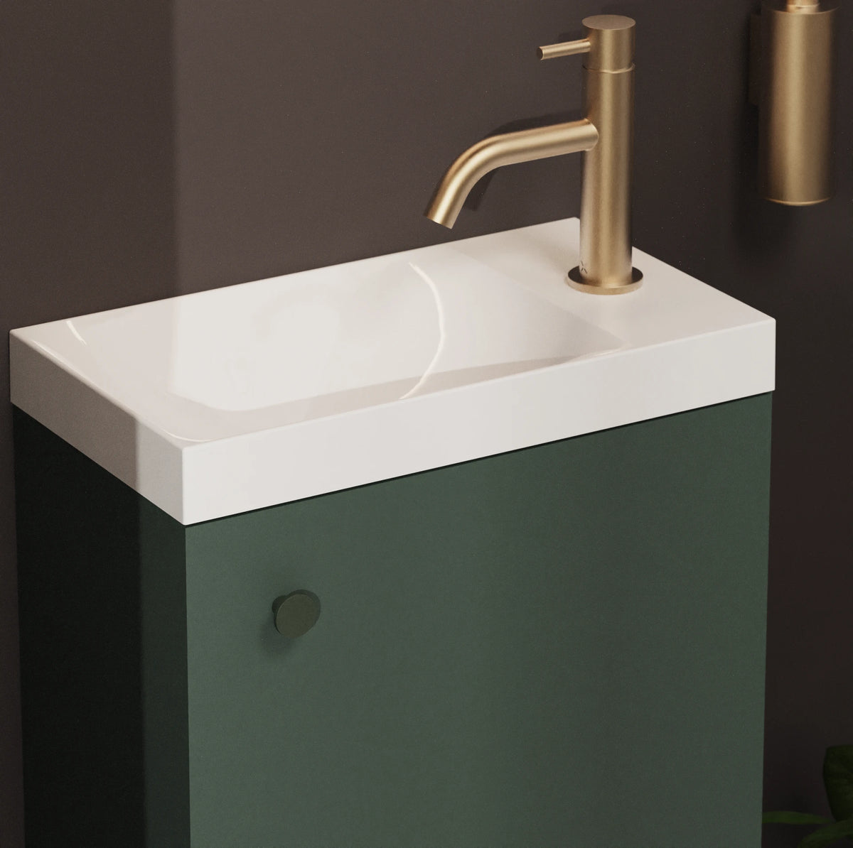 Crosswater Furniture Handle Modern in Sage Green