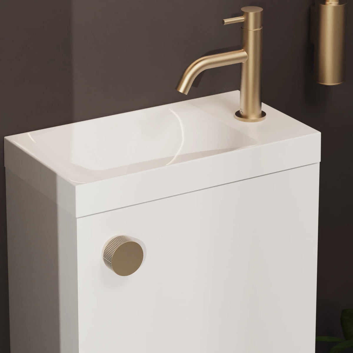 Crosswater Alo Handle Knurled in Brushed Brass