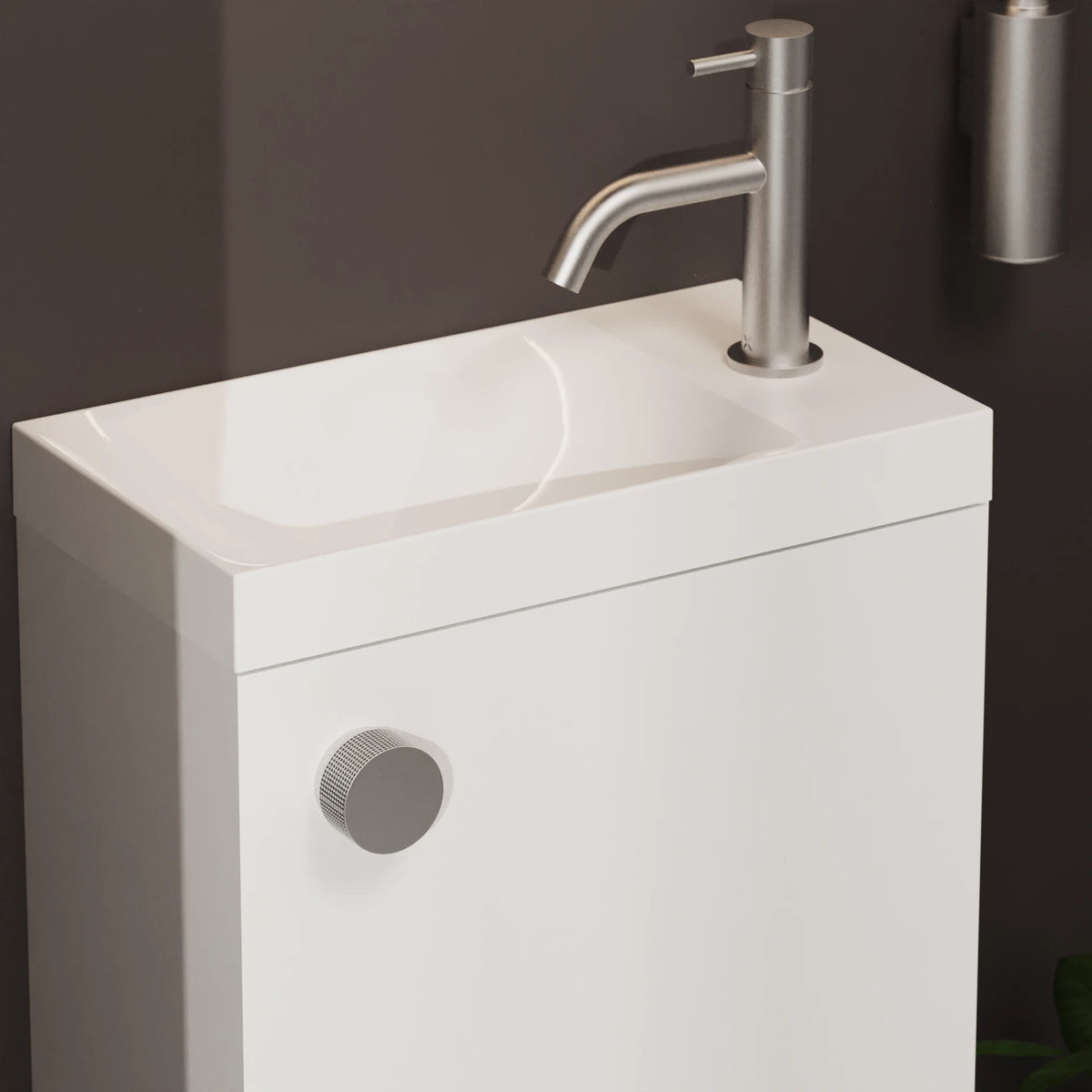 Crosswater Alo Handle Knurled in Brushed Nickel