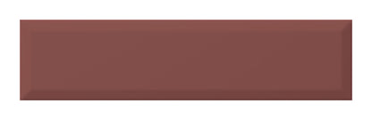 Fioranese Fio. Brick Dusty Mauve single tile on white
