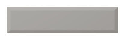 Fioranese Fio. Brick Vague Grey single tile on white