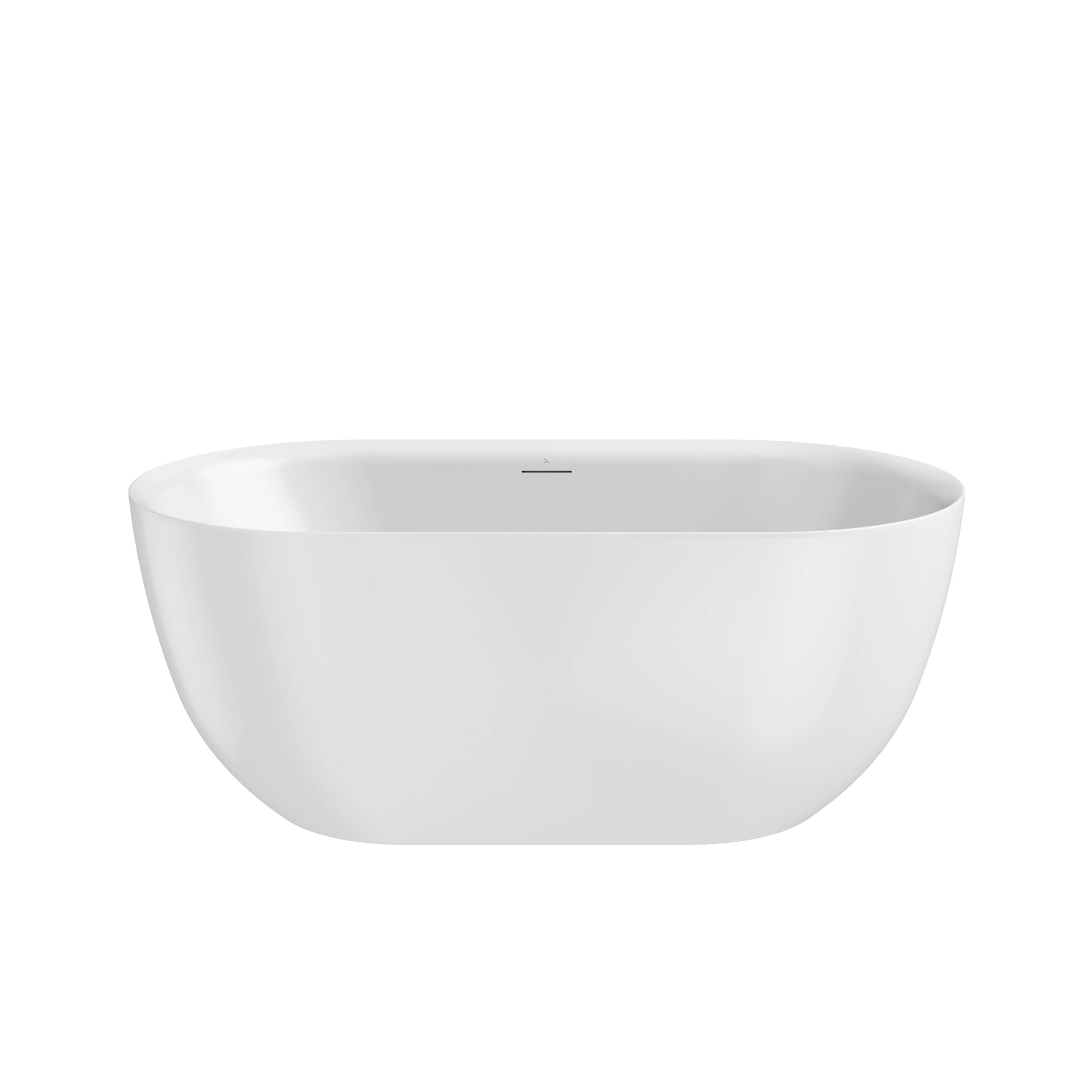 Crosswater Cerus freestanding bath in gloss white, grande 1690 x 780 mm