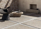 Coem Gascogne Grigio gresX2 20mm outdoor porcelain paving, laid installation