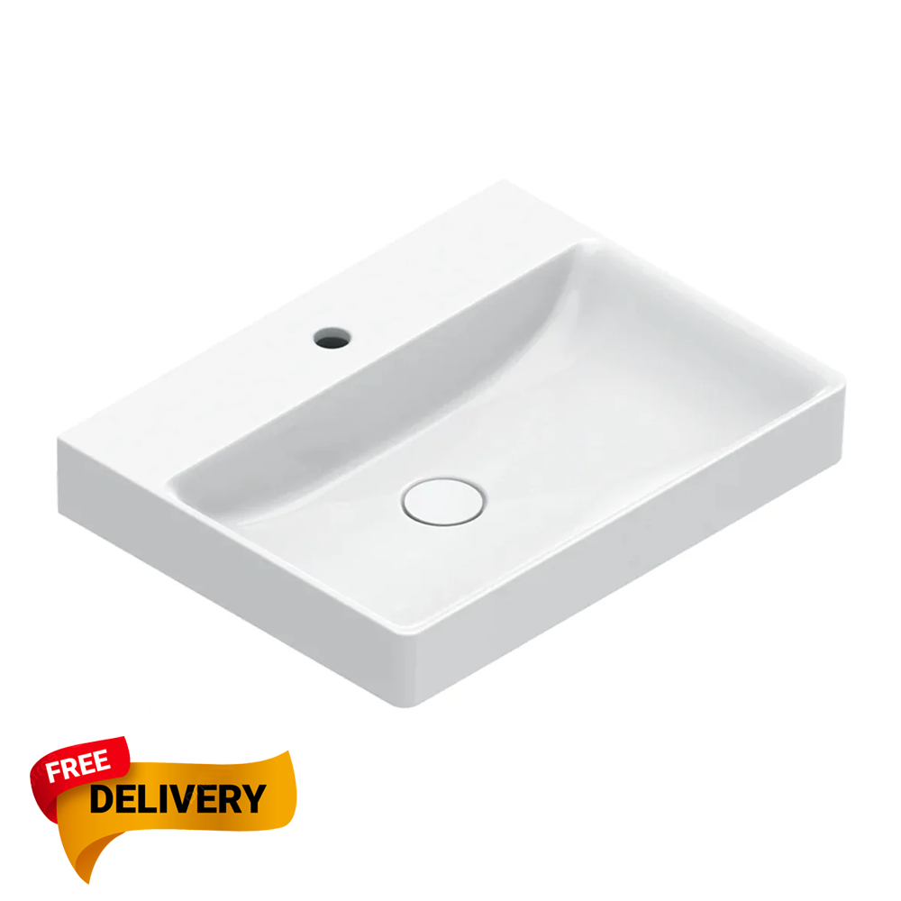 Catalano Green 60 Basin 600 x 470mm Furntiure Basin in Gloss White