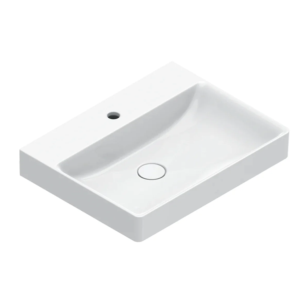 Catalano Green 60 Basin 600 x 470mm Furntiure Basin in Gloss White