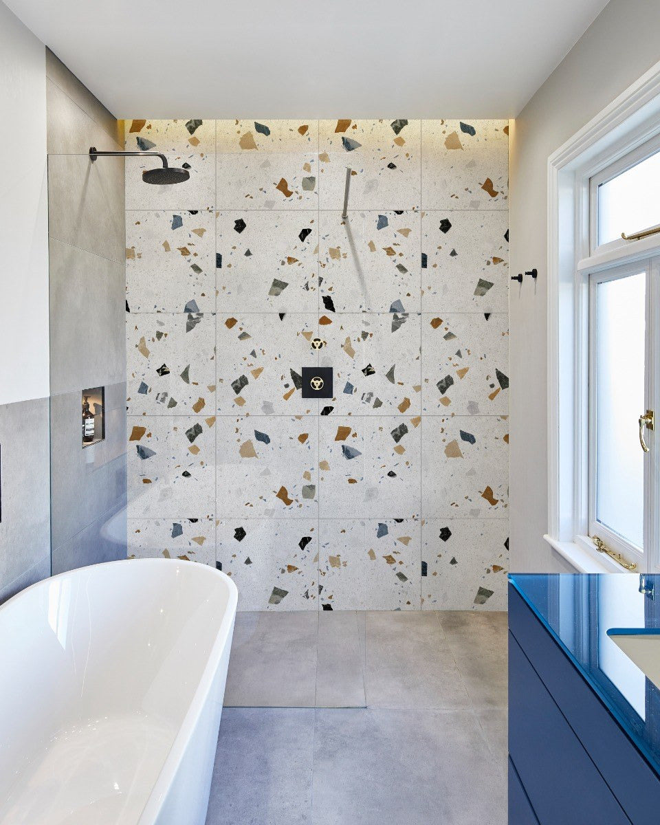 Ca’ Pietra Piazza Porcelain Geo Pearl — official gallery image 3