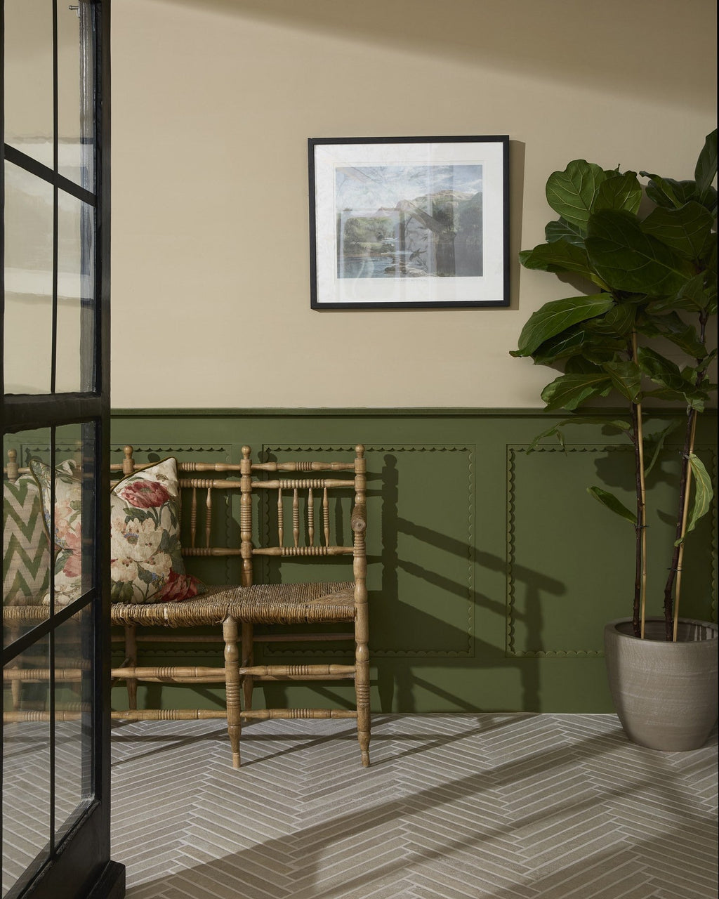 Ca’ Pietra Abbey Porcelain Parquet Blend — official gallery image 6