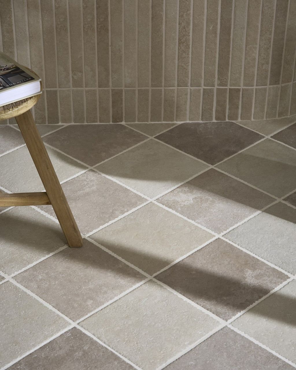 Ca’ Pietra Abbey Porcelain Square Ivory — official gallery image 6