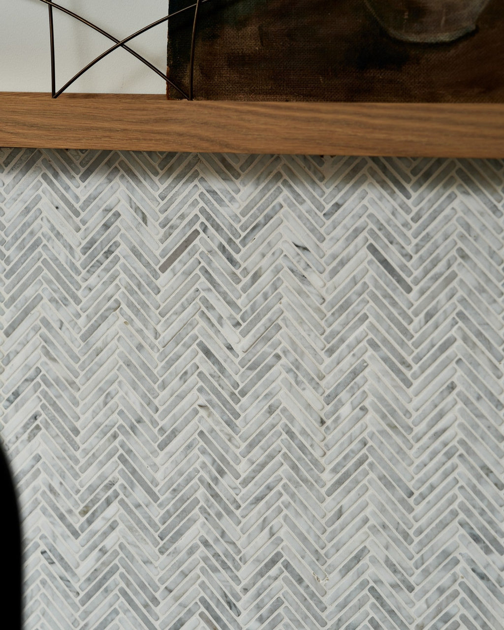 Ca’ Pietra Athens Carrara Marble Mosaic — official gallery image 4