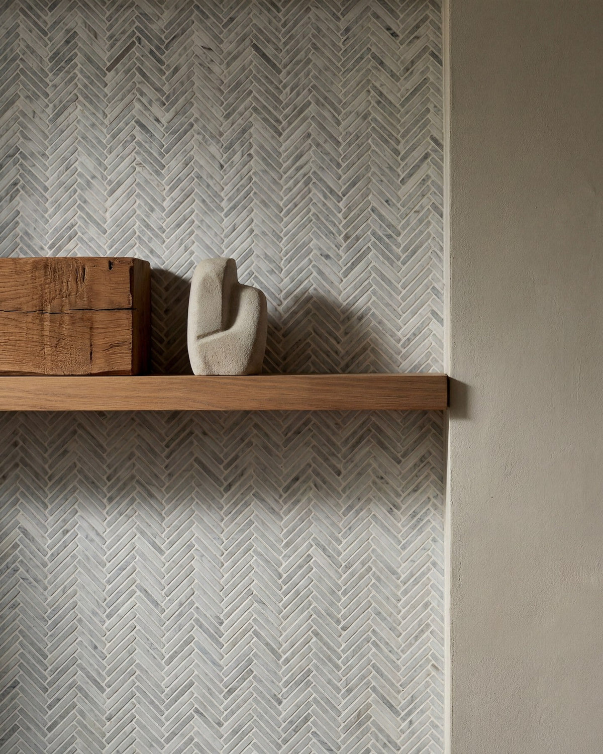 Ca’ Pietra Athens Carrara Marble Mosaic — official gallery image 8